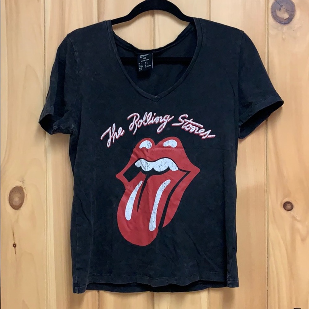 Rolling Stones V Neck T-Shirt